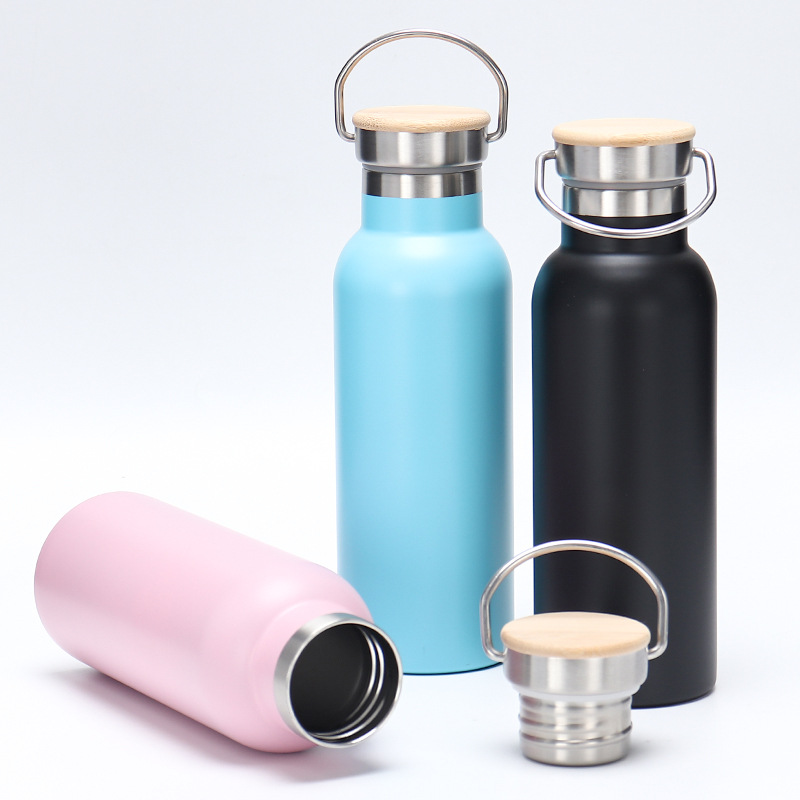 Frosted portable insulated cup