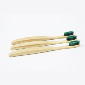 Adult large belly handle bamboo toothbrush