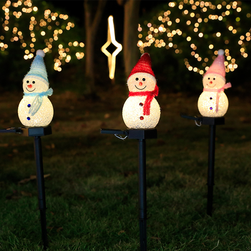 Waterproof landscape lights, Christmas decoration, ground mounted color lights