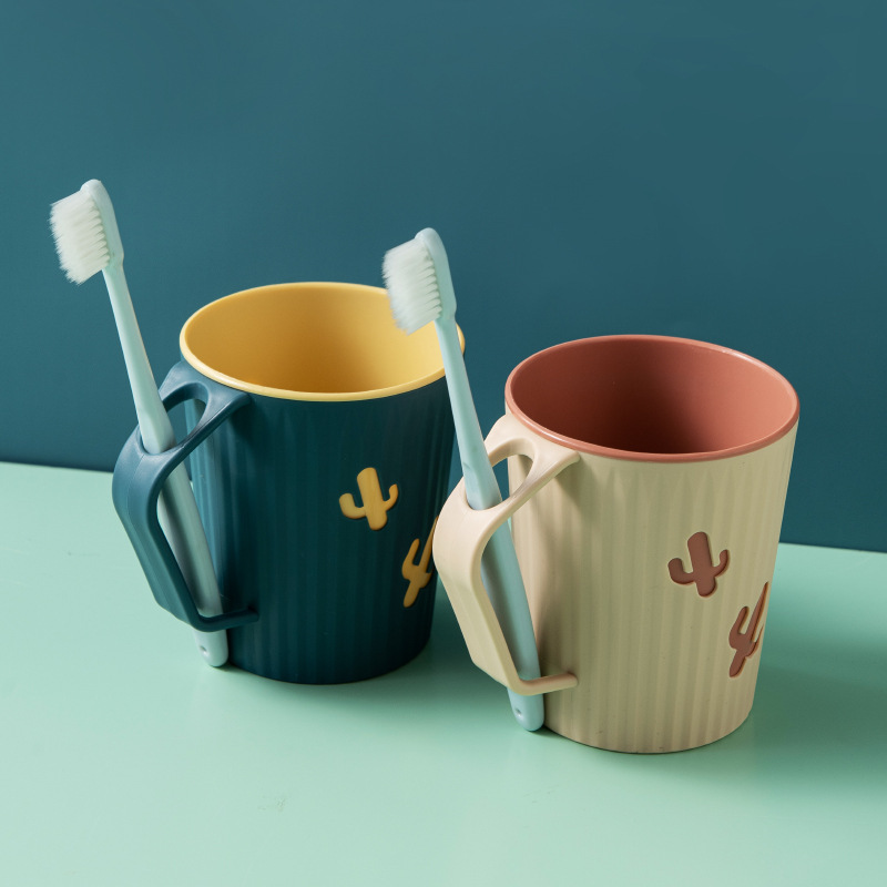 Washing cup, cactus toothbrush cup