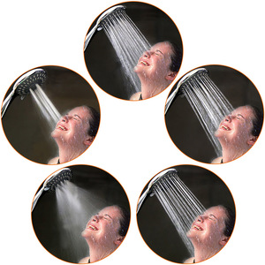 American style bathroom shower Five-function spray massage water-saving bathroom Shower head portabl
