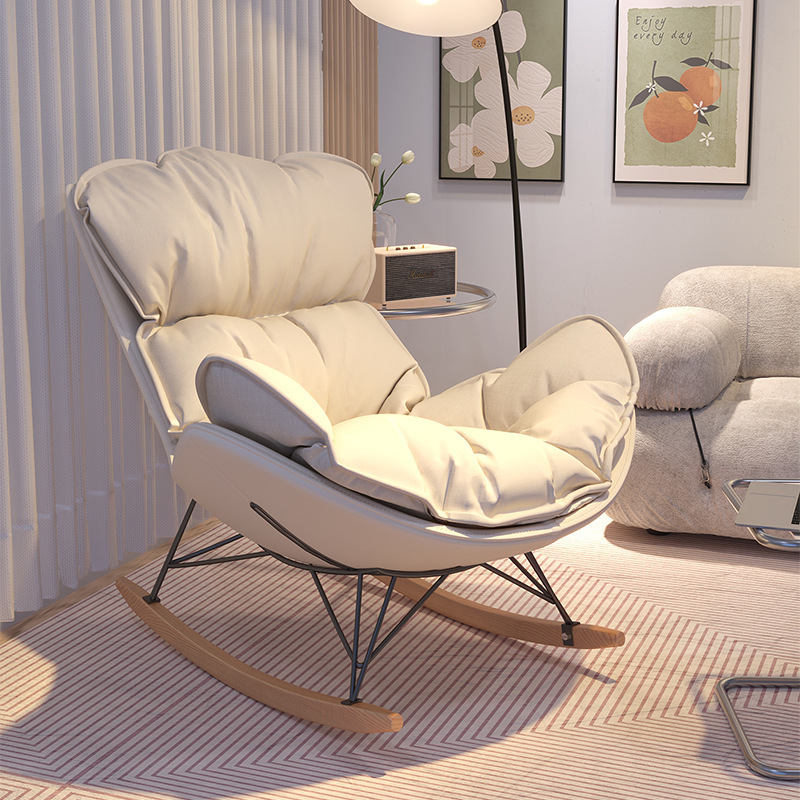 Technology cloth rocking chair, balcony chaise longue lobster chair, casual Internet celebrity lazy 