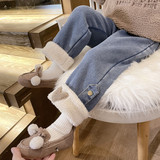 Winter New Fashionable Straight Tube Pants for Children's Wear, One Piece Generation Trendy